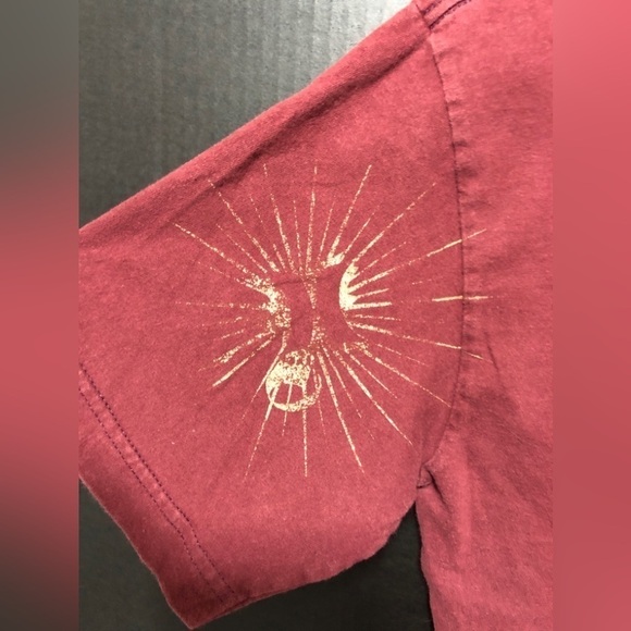🪽Hurley Maroon Cotton T-shirt - Picture 8 of 9